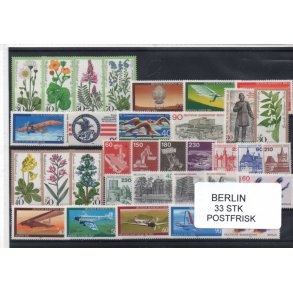Berlin Samling - 33 Stk. Forskellige Postfrisk