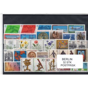 Berlin Samling - 32 Stk. Forskellige Postfrisk