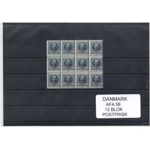 Danmark - AFA  56 - 12 Blok - Postfrisk