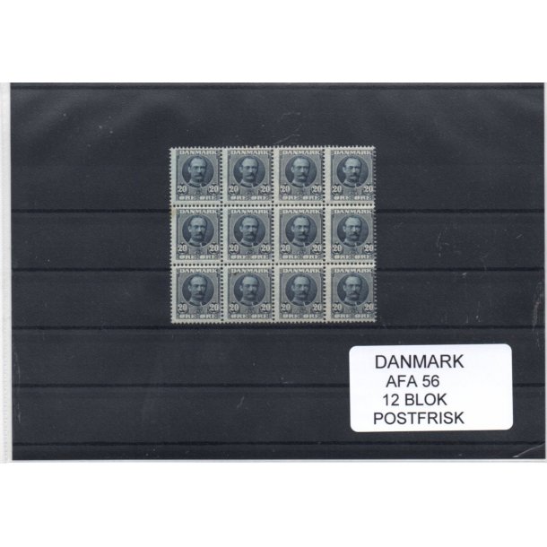 Danmark - AFA  56 - 12 Blok - Postfrisk