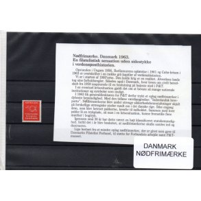 Danmark  - Ndfrimrker - 1 Stk. Postfrisk