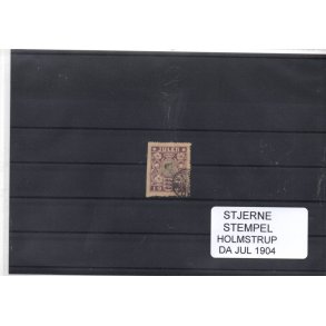 HOLMSTRUP p Julemrke 1904 - Savtakket