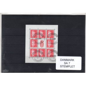 Danmark - Smark  SA 7 - Stemplet