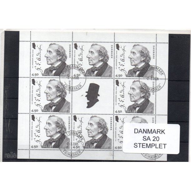 Danmark - Smark SA 20 - Stemplet