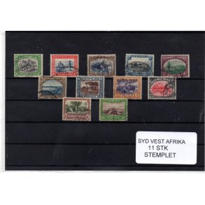 Syd Vest Afrika Samling - 42 Stk. Stemplet
