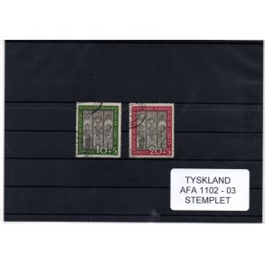 Tyskland - AFA 1102 - 03 - Stemplet