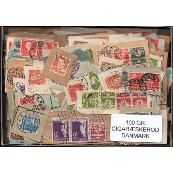Danmark 100 g. Cigarkasserod