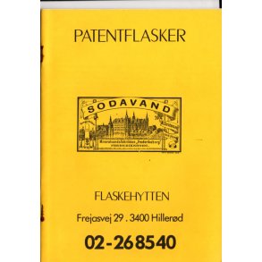 Patentflasker - Billeder af porcelnspropper - Flaskehytten 1985 - Nyt