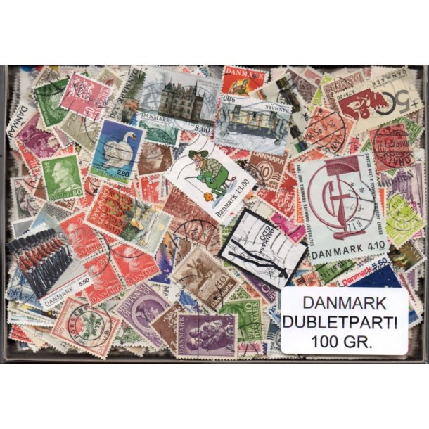 Danmark Dubletparti 100 g. - Nyt parti - Hjemkommet 2 - 12 - 2020