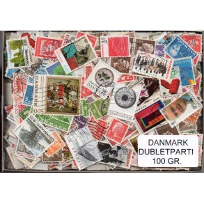Danmark Dubletparti 100 g. - Nyt parti - Hjemkommet 2 - 12 - 2020