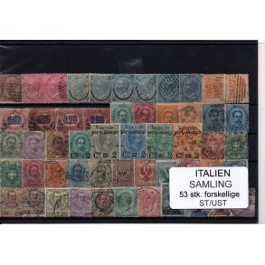 Italien Samling - 53 Stk. forskellige - Stemplet/ Ustemplet