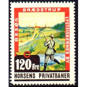 Horsens Privatbaner - Godsfrimrke  - 120 re - Ustemplet