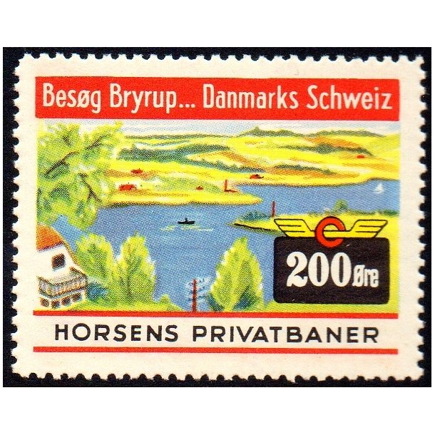 Horsens Privatbaner - Godsfrimrke  - 200 re - Ustemplet