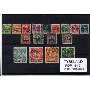 Tyskland fr 1945 Samling - 17 forskellige Stemplet/Ustemplet