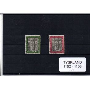 Tyskland - AFA 1102 - 1103 - Stemplet