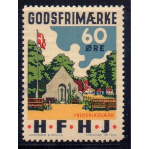 H.F.H.J.  - Godsfrimrke - 60 re - Ustemplet