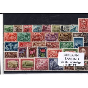 Ungarn Samling - 35 Stk.forskellige - Stemplet 