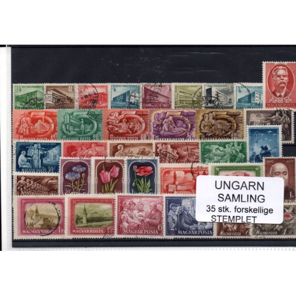 Ungarn Samling - 35 Stk.forskellige - Stemplet 