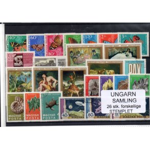Ungarn Samling - 26 Stk.forskellige - Stemplet