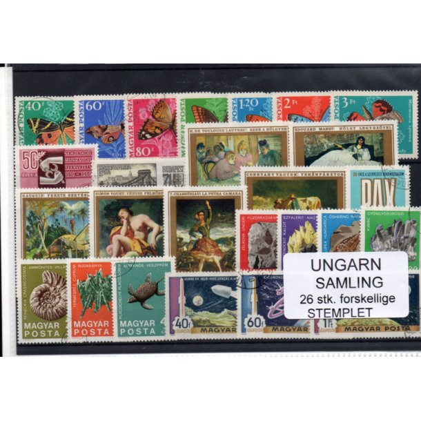 Ungarn Samling - 26 Stk.forskellige - Stemplet