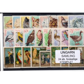Ungarn Samling - 24 Stk.forskellige - Stemplet