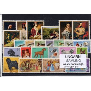 Ungarn Samling - 24 Stk.forskellige - Stemplet