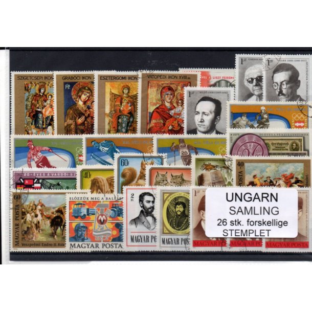 Ungarn Samling - 26 Stk.forskellige - Stemplet