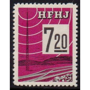 H.F.H.J.  - Godsfrimrke - 720 re - Ustemplet