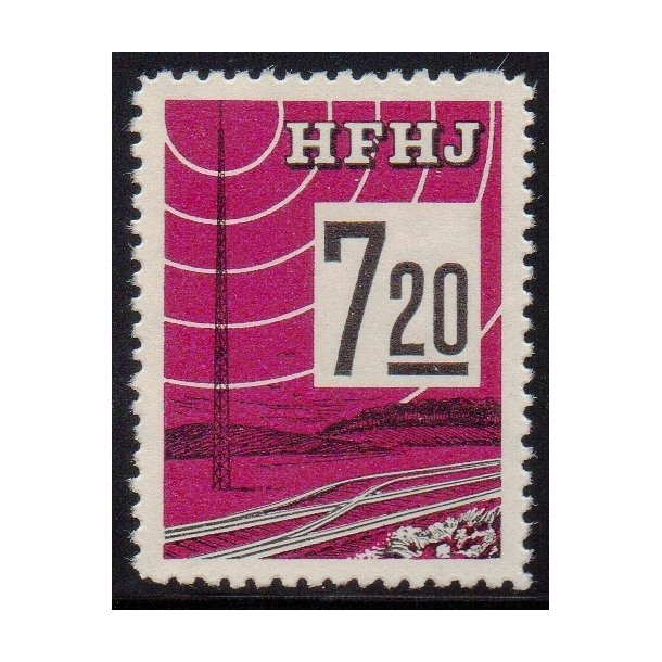 H.F.H.J.  - Godsfrimrke - 720 re - Ustemplet