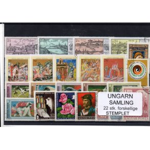 Ungarn Samling - 22 Stk.forskellige - Stemplet