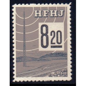 H.F.H.J.  - Godsfrimrke - 820 re - Ustemplet