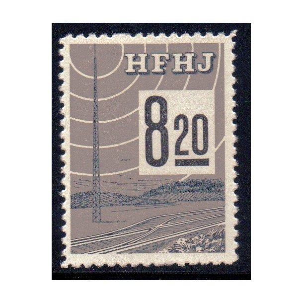 H.F.H.J.  - Godsfrimrke - 820 re - Ustemplet