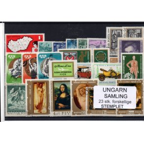 Ungarn Samling - 23 Stk.forskellige - Stemplet