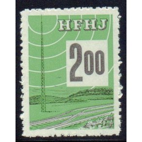 H.F.H.J.  - Godsfrimrke - 200 re - Ustemplet