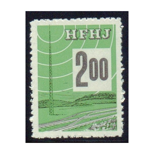 H.F.H.J.  - Godsfrimrke - 200 re - Ustemplet