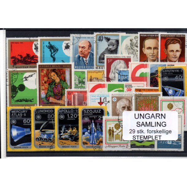 Ungarn Samling - 29 Stk.forskellige - Stemplet