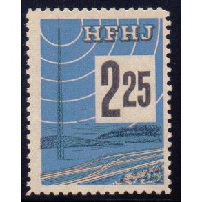 H.F.H.J.  - Godsfrimrke - 225 re - Ustemplet