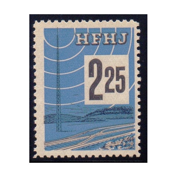 H.F.H.J.  - Godsfrimrke - 225 re - Ustemplet