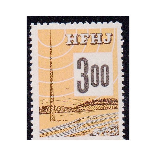 H.F.H.J.  - Godsfrimrke - 300 re - Ustemplet