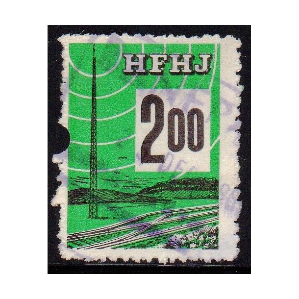 H.F.H.J.  - Godsfrimrke - 200 re - Stemplet