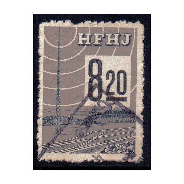 H.F.H.J.  - Godsfrimrke - 820 re - Stemplet
