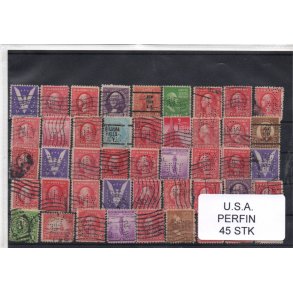 U.S.A. Perfiner 45 stk. Stemplet/Ustemplet