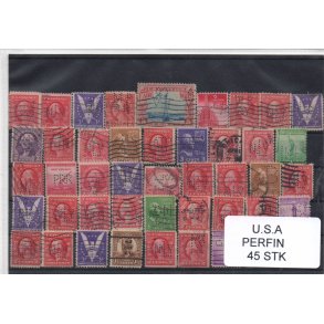 U.S.A. Perfiner 45 stk. Stemplet/Ustemplet