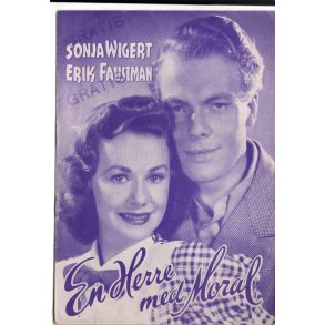 En Herre med Moral - Svensk - Brugt - Stempel p forsiden !