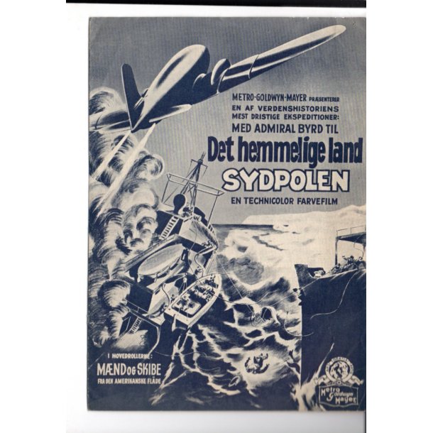 Det hemmelige Land Sydpolen - Brugt - Rift forneden !