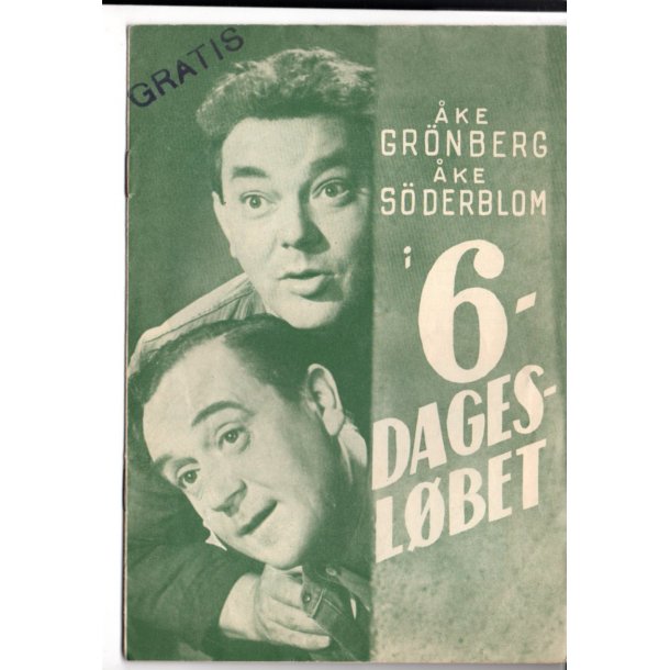 6 - Dags - Lbet - Svensk - Brugt - Stempel p forsiden !