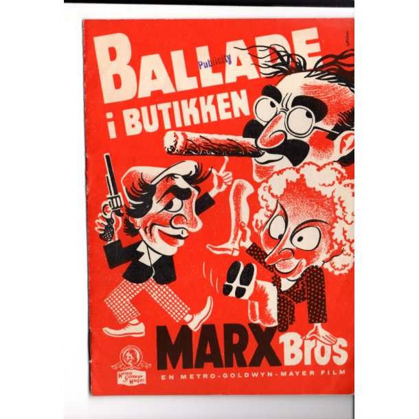 Ballade i Butikken - Brugt - Stempel p forsiden !