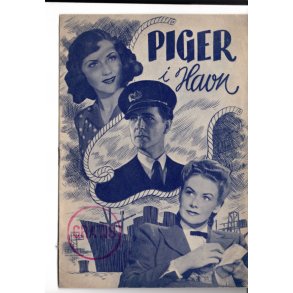 Piger i Havn - Svensk - Brugt - Stempel p forsiden !