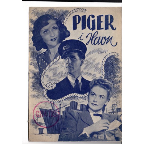 Piger i Havn - Svensk - Brugt - Stempel p forsiden !