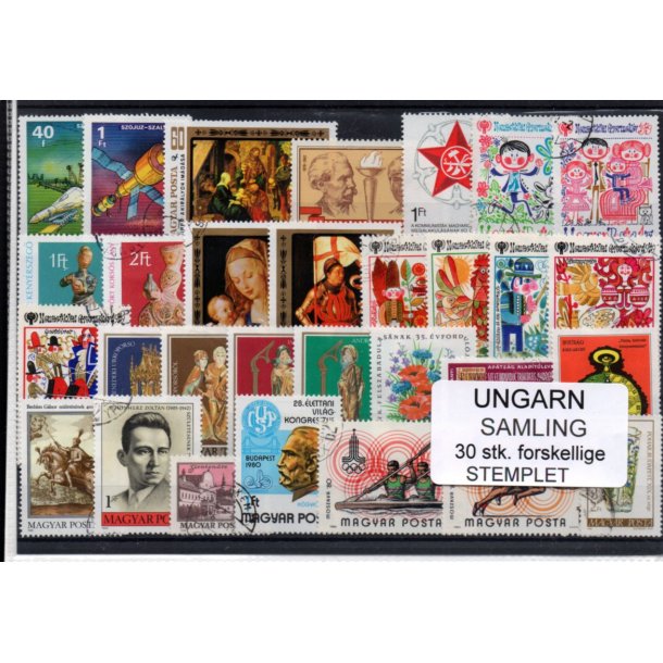 Ungarn Samling - 30 Stk.forskellige - Stemplet